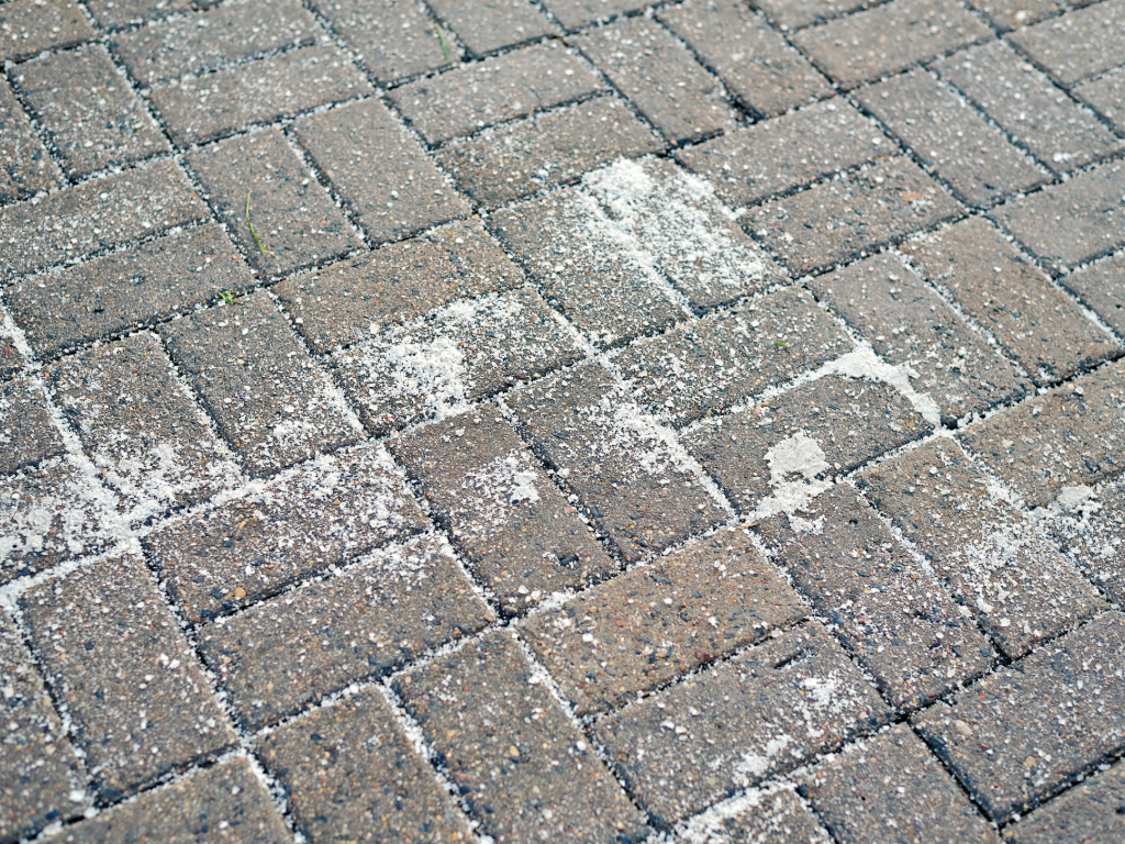 ice snow walkway ice melt ma